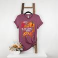 Lets Fall In Love With PE Teacher Thanksgiving Women's Heather T-Shirt Heather Maroon