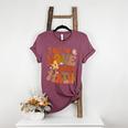Fall In Love With Science Math Teacher Fall Thanksgiving Women's Heather T-Shirt Heather Maroon