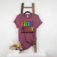Field Day Yellow Team For Teacher Kids Field Day Games Women's Heather T-Shirt Heather Maroon