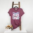 First Grade Coquette Bow Girls Teacher Team 1st Grade Squad Women's Heather T-Shirt Heather Maroon