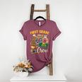 First Grade Zoo Field Trip Squad Matching Teacher Students Women's Heather T-Shirt Heather Maroon First Grade Zoo Field Trip Squad Matching Teacher Students Women's Heather T-Shirt Heather Maroon