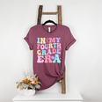 In My Fourth Grade Era Girl Back To School 4th Grade Teacher Women's Heather T-Shirt Heather Maroon