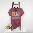 Fun Zoo Animal Print Teacher Shirts Wild About My Students Women's Heather T-Shirt Heather Maroon Fun Zoo Animal Print Teacher Shirts Wild About My Students Women's Heather T-Shirt Heather Maroon