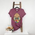 The Good Egg Teacher Halloween Costume Food Group Cute Women's Heather T-Shirt Heather Maroon The Good Egg Teacher Halloween Costume Food Group Cute Women's Heather T-Shirt Heather Maroon
