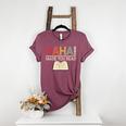 Ha Ha Made You Read Reading Teacher Teaching Women's Heather T-Shirt Heather Maroon Ha Ha Made You Read Reading Teacher Teaching Women's Heather T-Shirt Heather Maroon