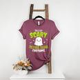 Halloween This Is My Scary Preschool Teacher Custome For Men Women Kids Women's Heather T-Shirt Heather Maroon