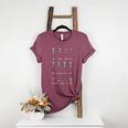 Halloween Skeleton Math Fraction Teacher Men Women Women's Heather T-Shirt Heather Maroon Halloween Skeleton Math Fraction Teacher Men Women Women's Heather T-Shirt Heather Maroon
