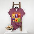Halloween Spooky Syllable Types Teacher Educational Women's Heather T-Shirt Heather Maroon