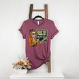 Halloween Teacher Six Seven Meme 6 7 Skeleton Spooky Costume Women's Heather T-Shirt Heather Maroon