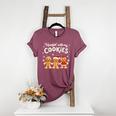 Hangin With My Cookies Gingerbread Christmas Teacher Women's Heather T-Shirt Heather Maroon Hangin With My Cookies Gingerbread Christmas Teacher Women's Heather T-Shirt Heather Maroon