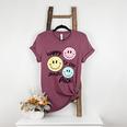 Happy To See Your Face Smile Face Teacher Back To School Women's Heather T-Shirt Heather Maroon Happy To See Your Face Smile Face Teacher Back To School Women's Heather T-Shirt Heather Maroon