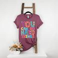 You Can Do Hard Things School Student Teachers Women's Heather T-Shirt Heather Maroon You Can Do Hard Things School Student Teachers Women's Heather T-Shirt Heather Maroon