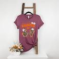 Haunted By 6-7 Halloween Math Teacher Joke Women's Heather T-Shirt Heather Maroon Haunted By 6-7 Halloween Math Teacher Joke Women's Heather T-Shirt Heather Maroon