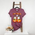 Haunted By 67 Boo Ghost Pumpkin Halloween Teacher Women's Heather T-Shirt Heather Maroon Haunted By 67 Boo Ghost Pumpkin Halloween Teacher Women's Heather T-Shirt Heather Maroon