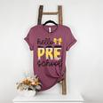 Hello Pre-K Preschool Back To School First Day Teacher Kids Women's Heather T-Shirt Heather Maroon Hello Pre-K Preschool Back To School First Day Teacher Kids Women's Heather T-Shirt Heather Maroon