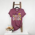 Hello Second Grade Team 2nd Grade Back To School Teacher Kid Women's Heather T-Shirt Heather Maroon