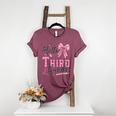 Hello Third Grade First Day Of School Coquette Teacher Girl Women's Heather T-Shirt Heather Maroon