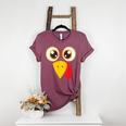 Hilarious Turkey Halloween Thanksgiving Teacher Nurse Women's Heather T-Shirt Heather Maroon Hilarious Turkey Halloween Thanksgiving Teacher Nurse Women's Heather T-Shirt Heather Maroon
