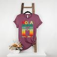 Hola Estudiantes Spanish Teacher Back To School 2025 Women's Heather T-Shirt Heather Maroon Hola Estudiantes Spanish Teacher Back To School 2025 Women's Heather T-Shirt Heather Maroon