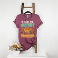 Humor I Teach The Cutest Turkeys Thanksgiving Teacher Women's Heather T-Shirt Heather Maroon Humor I Teach The Cutest Turkeys Thanksgiving Teacher Women's Heather T-Shirt Heather Maroon