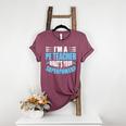I'm A PE Teacher What's Your Superpower Physical Education Women's Heather T-Shirt Heather Maroon