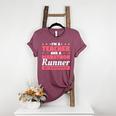 I'm A Teacher And A Marathon Runner Don't Underestimate Me Men Women Women's Heather T-Shirt Heather Maroon