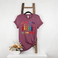 Its Okay To Feel All The Feels Mood Color Crayons Teacher Women's Heather T-Shirt Heather Maroon