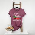 Jolliest Bunch Of Teachers This Side Of The Hallway Women's Heather T-Shirt Heather Maroon
