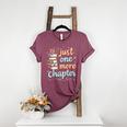 Just One More Chapter Book Reading Floral Teacher Book Lover Women's Heather T-Shirt Heather Maroon Just One More Chapter Book Reading Floral Teacher Book Lover Women's Heather T-Shirt Heather Maroon