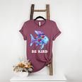 Be Kind Rainbow Fish Teacher Life Teaching Back To School Women's Heather T-Shirt Heather Maroon Be Kind Rainbow Fish Teacher Life Teaching Back To School Women's Heather T-Shirt Heather Maroon