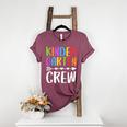 Kindergarten Crew Shirt Kinder Crew Teacher Boy Girl Women's Heather T-Shirt Heather Maroon Kindergarten Crew Shirt Kinder Crew Teacher Boy Girl Women's Heather T-Shirt Heather Maroon