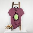 Kiwi Easy Costume Halloween Fruit Lover School Teacher Fun Women's Heather T-Shirt Heather Maroon