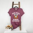 Koalafied School Psychologist Koala Lover Psychology Teacher Women's Heather T-Shirt Heather Maroon