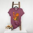 Leopard Pumpkin Love Teacher Life Thanksgiving Fall Women Women's Heather T-Shirt Heather Maroon Leopard Pumpkin Love Teacher Life Thanksgiving Fall Women Women's Heather T-Shirt Heather Maroon