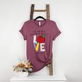 Let All That You Do Be Done In Love Christian Teacher Women's Heather T-Shirt Heather Maroon Let All That You Do Be Done In Love Christian Teacher Women's Heather T-Shirt Heather Maroon