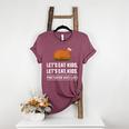 Let's Eat Kids Grammar For Thanksgiving Teacher Women's Heather T-Shirt Heather Maroon Let's Eat Kids Grammar For Thanksgiving Teacher Women's Heather T-Shirt Heather Maroon