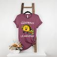Let's Taco Bout Learning Back To School Teacher Kids Women's Heather T-Shirt Heather Maroon