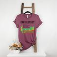 Can I Lick It Periodic Table Chart Science Teacher Women's Heather T-Shirt Heather Maroon
