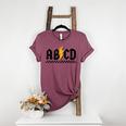 Lightning Pencil Rock'n Roll ABCD Teacher Back To School Kid Women's Heather T-Shirt Heather Maroon Lightning Pencil Rock'n Roll ABCD Teacher Back To School Kid Women's Heather T-Shirt Heather Maroon