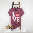 LOVE Kindergarten Teacher Student School Apple Women's Heather T-Shirt Heather Maroon LOVE Kindergarten Teacher Student School Apple Women's Heather T-Shirt Heather Maroon