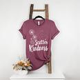 Matching Unity Day Orange Teacher Kindness Be Kind 2024 Women's Heather T-Shirt Heather Maroon