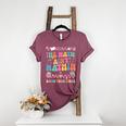 The Math Ain't Mathin Show Your Work Math Teacher Crew Women's Heather T-Shirt Heather Maroon The Math Ain't Mathin Show Your Work Math Teacher Crew Women's Heather T-Shirt Heather Maroon