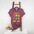 Math Cat Geometry Back To School Mathematics Teacher Women's Heather T-Shirt Heather Maroon