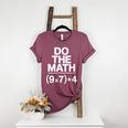 Do The Math Equation Thanksgiving Teacher 67 Six Seven 6 7 Women's Heather T-Shirt Heather Maroon