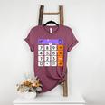 Math Teacher Halloween Costume Calculator Math Pun Women's Heather T-Shirt Heather Maroon