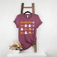 Math Teacher Halloween Equation Pumpkin Ghost Candy Corn Women's Heather T-Shirt Heather Maroon Math Teacher Halloween Equation Pumpkin Ghost Candy Corn Women's Heather T-Shirt Heather Maroon