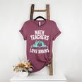 Math Teachers Love Brains Halloween Zombie Men Women T-Shirt Women's Heather T-Shirt Heather Maroon Math Teachers Love Brains Halloween Zombie Men Women T-Shirt Women's Heather T-Shirt Heather Maroon