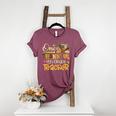 One Thankful 4th Grade Teacher Turkey Leopard Thanksgiving Women's Heather T-Shirt Heather Maroon One Thankful 4th Grade Teacher Turkey Leopard Thanksgiving Women's Heather T-Shirt Heather Maroon