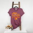 One Thankful PE Teacher Thanksgiving Fall Autumn Groovy Women's Heather T-Shirt Heather Maroon One Thankful PE Teacher Thanksgiving Fall Autumn Groovy Women's Heather T-Shirt Heather Maroon