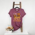 One Thankful Sped Teacher Cute Thanksgiving Women Women's Heather T-Shirt Heather Maroon One Thankful Sped Teacher Cute Thanksgiving Women Women's Heather T-Shirt Heather Maroon